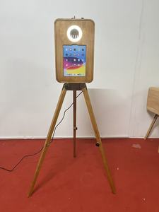 Huanyji HYJ-WiP-<span class=keywords><strong>3</strong></span> Cabina Fotografica Istantanea con Specchio in Legno, Compatibile con <span class=keywords><strong>iPad</strong></span>/GoPro/Fotocamera/DSLR, Wi-Fi/Bluetooth, Controllo Remoto, Garanzia di 2 Anni - Product Image 4