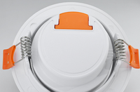 Spot LED encastré anti-éblouissement, Plafonnier encastré ignifuge, Luminaire commercial doux sans éclairage principal