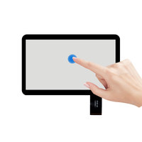 Layar sentuh kapasitif 15.6 inci 2511 USB Android, layar sentuh industri Driver-free komputer tampilan sentuh