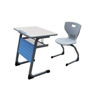 Ensemble de chaise de bureau fixe moderne et écologique en acier, MDF et plastique pour usage commercial et scolaire, couleur personnalisée Aoyasi PT-201 PT-201 Moderne - Product Image 6