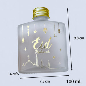 100 ml <strong>Zam</strong> <strong>Zam</strong> <strong>Bottle</strong> Muslim Ramadan Wedding Favor Eid Mubarak Glass <strong>Water</strong> <strong>Bottle</strong> - Product Image 2