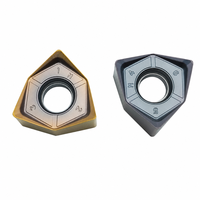 Lame hexagonale en carbure de tungstène série WNMU pour outil de fraisage – Remplacement WNMU080608EN-M – Vente en gros usine