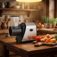 Mini robot culinaire électrique, coupe-légumes, trancheuse, hachoir, broyeur pour usage domestique en cuisine, acier inoxydable, multifonctionnel
