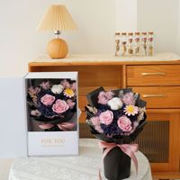 Buket Rumput Pampas Kering Alami dari Sweet Cool Girl untuk Hari Valentine, Kehidupan Abadi, Langsung dari Pabrik, Berkualitas Tinggi