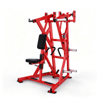 Máquina de Gimnasio Comercial Iso Lateral Low Row BH1009 para Ejercicios de Espalda con Carga de Discos y Asiento Ajustable