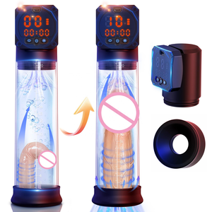 Bomba de Vacío Eléctrica Automática a Prueba de Agua con Pantalla LCD para Agrandamiento del Pene, Amplificador, Masturbador, Juguetes Sexuales para Hombres - Product Image 1