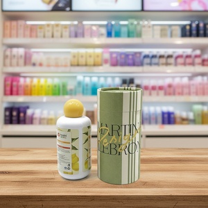 Cylindre en carton recyclable de qualité supérieure, taille personnalisée, imprimé avec couvercle, pour la vente au détail et la vente en gros - Product Image 1