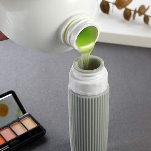 Bouteilles de voyage rechargeables de 3 oz, ensemble de cosmétiques de voyage portable, ensemble de bouteilles de voyage en silicone anti-fuite approuvé par la TSA - Product Image 3