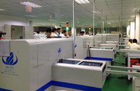 SMT-máquina de impresión pcb automática, línea de producción de alta precisión