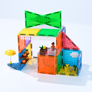 Tuiles magnétiques 3D Magplayer compatibles avec les blocs de style Legoed, accessoires, blocs de construction magnétiques, jouets magnétiques - Product Image 1