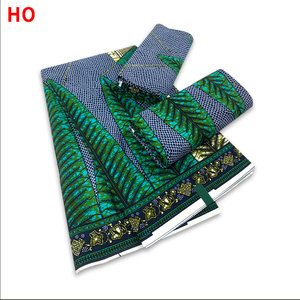 Đầy Màu sắc Ghana Nigeria sáp in bán buôn bông vải 6 yards quần áo Voile sofa hình ảnh vải - Product Image 4