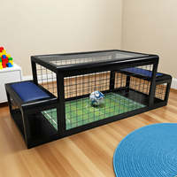 Table de Subsoccer en Métal pour Simulation de Jeu de Football Amusant |   Jeu de football de table pour 2 joueurs, idéal pour la maison, les bars et les restaurants
