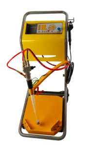 ماكينة طلاء بالرش هزازة لصندوق تغذية واغنر، معدات طلاء الطبقة بالمسحوق