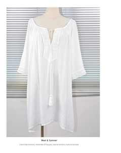 Bikini grande taille <span class=keywords><strong>maillot</strong></span> de bain Protection solaire en mousseline de soie haut de plage vêtements femmes <span class=keywords><strong>2023</strong></span> vêtements de vacances Bikini couvrir - Product Image 5