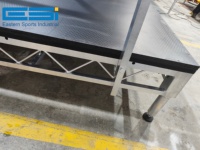 Rampe de scène pliable en aluminium testée ESI TUV, légère, pour fauteuils roulants, pour intérieur/extérieur, fêtes, spectacles, salons professionnels