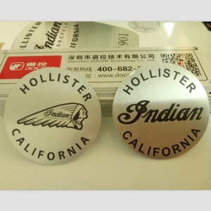 Tùy chỉnh-thực hiện thép không gỉ hợp kim nhôm tên nơi màn hình lụa logo kim loại Thủ công mỹ nghệ cho thiết bị cơ khí khắc - Product Image 4