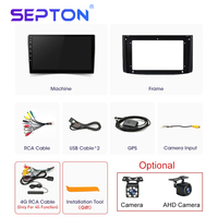 Autoradio stéréo Android Caméra de voiture Navigation GPS Écran tactile Audio de voiture pour Chevrolet AVEO T250 2006 - 2012