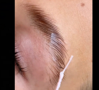 Emballage personnalisé pour la teinture des cils et des sourcils, micro-brosse en plastique, peigne pour la lamination des sourcils, brosse à label privé