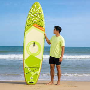 Hot Welding Seam Long Stand up Paddle Board <b>Inflatable</b> SUP for Fishing Drop Stitch Gonfiabile SH05/4 High Visibility Design Ensu - Product Image 1
