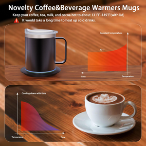 แก้วอุ่นกาแฟอัจฉริยะไร้สายสำหรับสำนักงาน - Product Image 4