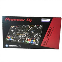 Kontroler DJ Profesional 4-Deck untuk Mixer DDJ-1000SRT, Perlengkapan Audio Berbahan Logam dan Plastik untuk Performa Suara