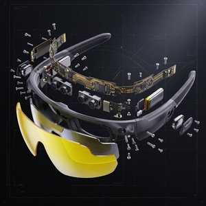 Gafas Inteligentes Profesionales con Diseño 3D, Estructura Mecánica, Diseño de Forma y Apariencia, Diseño Industrial - Product Image 1