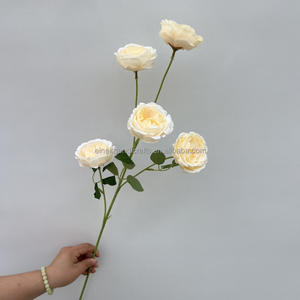 Luxueux Bouquet de pivoines à 5 têtes Real Touch Fleurs artificielles pour centres de table de cérémonie de <span class=keywords><strong>mariage</strong></span> et décor de table de réception - Product Image 2