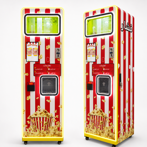 Machine à pop-corn automatique avec système de paiement par billets de banque, carte de crédit et paiement par QR. Disponible dans - Product Image 3