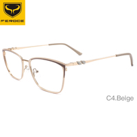 FEROCE Monture de lunettes en métal avec diamant Montures de lunettes en gros Nouveau design de lunettes Lunettes pour femmes