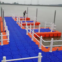 Plateforme flottante en HDPE certifiée IALA pour ponton, jet ski, passerelle flottante, pont flottant, protection UV – Fournisseur direct usine