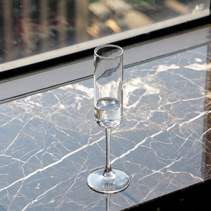Flûte à <span class=keywords><strong>champagne</strong></span> en cristal sans plomb de 190 ml, gobelet à vin de <span class=keywords><strong>mariage</strong></span> en gros, gobelet à vin droit avec long pied - Product Image 6