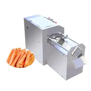 Vegetable Cutting Machine Pumpkin Dicer Minitype Fried Frozen French Fries Production Line
