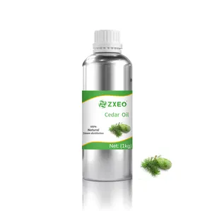 Fornitore sfuso biologico olio essenziale di cedro distillato puro al 100% per diffusore di aromaterapia per la cura della pelle di grado cosmetico