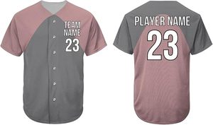 Tontons Factory Custom Free Design Malla transpirable Jersey Transferencia de calor Impreso Nombre Número Adulto 100% Poliéster Béisbol - Product Image 1