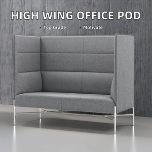 Conjunto de sofá moderno con respaldo de ala alta para oficina, sala de reuniones, cabina de asientos para hoteles, escuelas, oficinas en casa, apartamentos, hospitales - Product Image 2