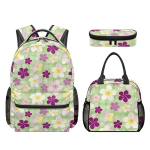 Set Tre Pezzi per la Stagione Scolastica: Zaino, Borsa Pranzo <span class=keywords><strong>e</strong></span> Astuccio, Stampa Personalizzata Completa, Zaino Universale di Grandi Dimensioni con Cerniera - Product Image 5