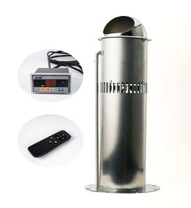 220V 40W ventilateur de conduit de fumée cheminée projet induit avec régulateur de vitesse télécommande standard ventilateur d'extraction de fumée haute température - Product Image 6