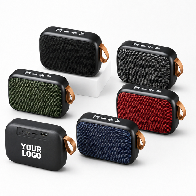 Fashionable Fabric Speakers Wireless BT Music Event Promotional Business Gift Portable Speaker With Logo