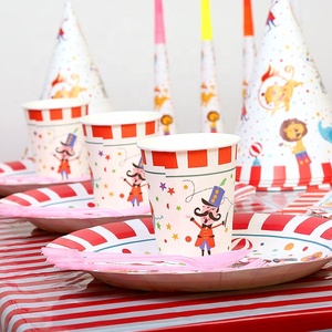 Set de Decoración para Fiesta Infantil, Set de Vajilla con Temática de Circo para Fiesta de Cumpleaños - Product Image 1