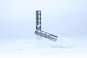 Fresa de 4 cuchillas de fábrica profesional, 65 grados, 65HRC, de acero inoxidable con recubrimiento de estaño nano negro para procesamiento de metales, ODM OEM - Product Image 2