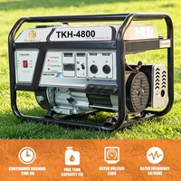 Groupe électrogène portable monophasé à essence 4 temps 2,8 kW 3 kW pour usage domestique 50/60 Hz démarrage manuel/électrique écologique