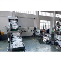 Machine de fabrication de granulés de plastique recyclé LDPE LLDPE Chine Mooge, extrudeuse monovis double étage, moteur, roulement, PLC, haute performance