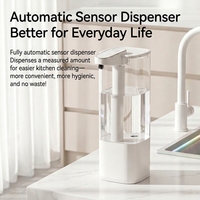 Distributeur automatique de savon liquide intelligent pour la maison, avec capteur infrarouge sans contact, rechargeable par Type-C, en plastique ABS