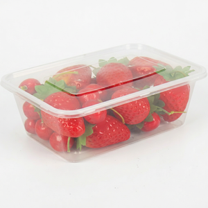 Conteneur alimentaire transparent pour emporter, étanche, jetable, boîte à bento pour la restauration rapide, emballage alimentaire pour la restauration - Product Image 1
