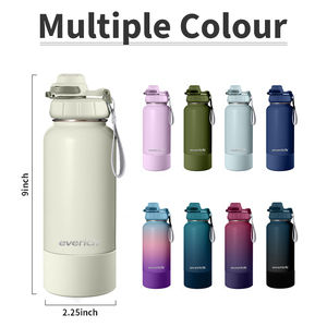 Botella de agua de bebida de acero inoxidable con aislamiento libre de Bpa Frasco de Vacío Térmico Caliente y frío con logotipo abierto con solo un <span class=keywords><strong>pulgar</strong></span> - Product Image 5