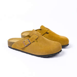 <span class=keywords><strong>Sabots</strong></span> Birkenstock personnalisés en daim pour l'été, mules à semelle épaisse et ferme, bout fermé, légères, à enfiler, avec logo, pour le quotidien - Product Image 5