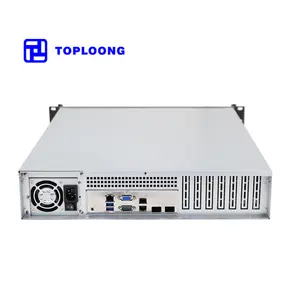 RTS Top2U550L-A 2U 19 Inch Rackmount Server Case 9 Hdd Bays Atx Psu Pc Case Enclosure Rack Cabinet Chassis