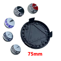 Emblèmes de voiture chromés personnalisés à 3 broches en ABS, enjoliveurs de moyeu de roue 75 mm pour Mercedes W205/W204/W212/W213/W166/W167/W222/W221/X253