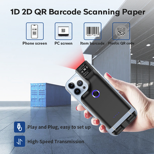 Lecteur de codes <span class=keywords><strong>QR</strong></span> 1D 2D JR-101DC, lecteur de codes-barres sans fil Bluetooth portable, clip dorsal, fonctionnement à une main, multifonctionnel - Product Image 4