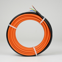 Sistemas de calefacción y piezas: cable T Cable de calefacción eléctrica Huanrui 120V/220V/230V/240V, 12 W/m 18 W/m, CE ROHS TUV, 15 años de garantía